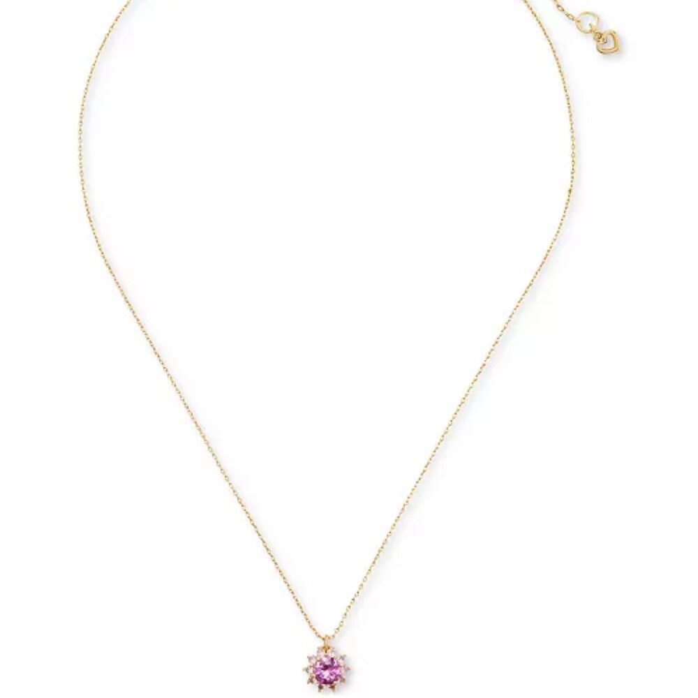 kate spade Pink Halo Pendant Necklace/NWT